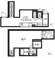 ミオテゾーロ哲学堂カーザの物件間取画像